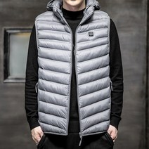 발열조끼 내피 군인진급선물 방한작업복 usb 배터리 겨울 야외 가열 남자 발열내의 내복