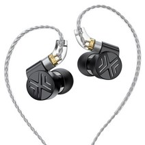 trn ta1 max hi-fi 1ba + 1dd Knowles 하이브리드 베릴륨 도금 다이내믹 인이어 모니터 이어폰 하이파이 베이스 메탈 런닝 for xiaomi, 검은색 마이크 없음