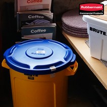 러버메이드 벤티드브루트 뚜껑(37L/75L/121L) 원두보관통 다용도 수납용기, 회색, 121L 뚜껑