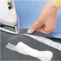 의류 천 재봉 다리미용 접착 테이프 수선 디자이너, 재봉테이프 1cm, 1개