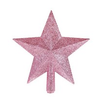 크리스마스 트리 꼭대기 별 장식 토퍼 반짝반짝 데코 오너먼트 용품, Style 2 - Pink+15cm