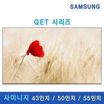 [SAMSUNG] QET 사이니지 TV 4K UHD 43인치 50인치 55인치 광고용 매장용 디스플레이 DID 300nit 모니터 사이니지 티비 대형 모니터 대형TV, LH43QETELGCXKR (43인치), 본체+스탠드(삼성기사설치)