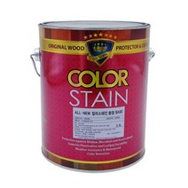 우드스테인 3500ML 13종택1 가구용페인트 투명오일스테인, 올리브, 1개