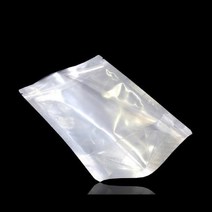 은박봉지 고급 투명 지퍼 스탠드 알루미늄 봉투 13X20cm 300매, 1