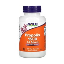 나우푸드 프로폴리스 1500 5:1 추출 100베지캡슐 NOW Foods Propolis