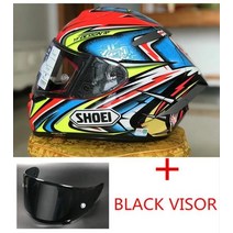 쇼웨이 헬멧 쇼에이 바이크 홍진 클래식 오토바이 SHOEI-X 14 헬멧 X-14 주년 기념 에디션 레드 카토 풀, 16 10