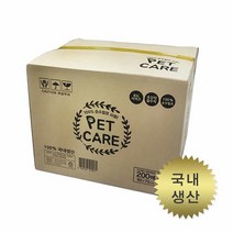 국내산강아지패드 펫케어 고급 특대형 패드 200매, 단품