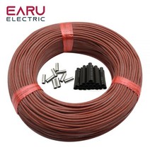 적외선 따뜻한 바닥 난방 케이블 12K 33ohm/m 전기 탄소 난방 와이어 코일 2.0mm 섬유 핫라인, CHINA, 100M