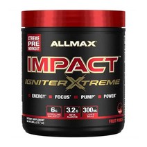 Allmax/ IMPACT Igniter XTREME 360g 올맥스 임팩트 이그나이터 익스트림 고카페인 부스터, Pineapple Mango