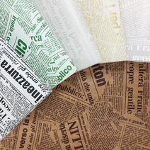 두꺼운 유산지 왁스페이퍼 왁스지 식품 빵 치킨 햄버거 토스트 와플 샌드위치 포장지 크라프트 노루지 100장, 왁스유산지(흰배경노란글씨)100매