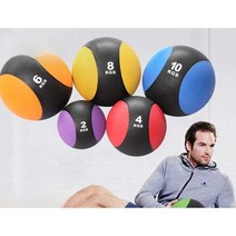 메디슨볼 월볼 운동공 고무 슬램 중량 유산소 운동, 8kg 태극권 노란색