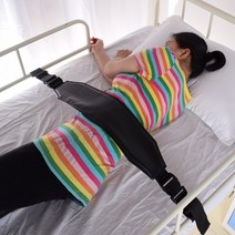 휠체어 안전벨트 고정 노인 가슴벨트 위한 낙하 방지 침대 의자 구속 구속 조절 가능한 침대 Safetyharness, 검은색