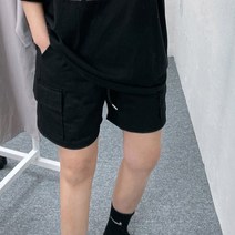 남녀공용 데일리 카고 밴딩 남자 반바지 7컬러