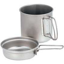 스노우피크 1인용 코펠 쿠커 세트 트렉 900ml SCS-008, 실버