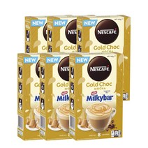 네스카페 골드 초코 모카 네슬레 밀키바 8개입 Nescafe Gold Choc Mocha Nestle Milkybar, 6팩