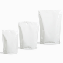 홍진포장 나일론 화이트 이방 스탠드봉투 스탠딩파우치 100장 사이즈 5종 (지퍼없음), 29x42cm (5L) - 100장 (장당431원), 1개