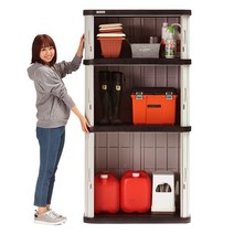 베란다 야외 소형 조립식창고 미니창고 야외보관함 자외선차단, [ ML-1250V] 120 2단 분리가능