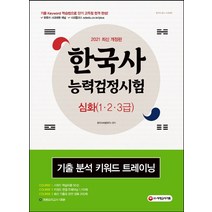 한국사능력검정시험 심화(1ㆍ2ㆍ3급) 기출 분석 키워드 트레이닝(2021):기출 keyword 학습법만으로 단기 고득점 합격 완성!, 시대고시기획