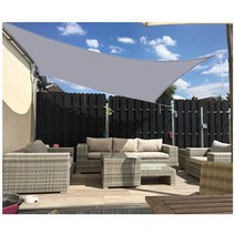 그레이 썬쉐이드 그늘막 3x6m 옥상햇빛 차광막 직사각형타프 2x3m 3x3m 4x7m, 6x8m