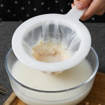 80/100/200/400 메쉬 주방 초 미세 메쉬 스트레이너 나일론 메쉬 필터 스푼 두유 커피 우유 요구르트 주방 용품