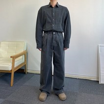 [코디세트] 피그먼트 데님 셋업 청청세트