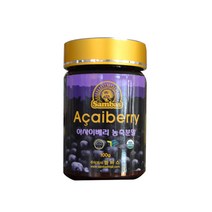 브라질 아사이베리 분말 파우더 아사이베리 열매 스무디 주스 아사히베리 아싸이베리 아시아 베리 ACAIBERRY X 100g 1통, 1개