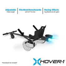 Hover-1 Falcon 1 Hoverboard Seat Attachment Turbo Light Transform Your Hoverboard into Go-Kart null, One Size, Black