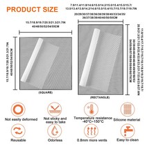 동결건조기 10Pcs 탈수기 시트 비 스틱 건조기 과일 실리콘 매트 재사용 가능한 기선 메쉬 패드 주방 악세사리 베이킹 도구, [26] 50x60cm