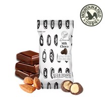 산과들에 [산과들에] 대용량 초콜릿 간식 밀크초콜릿 아몬드 60봉, 20g, 60개