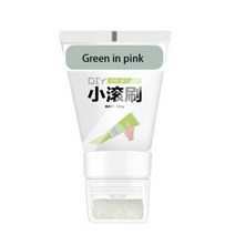 작은 롤링 브러시 벽 라텍스 페인트 수선제 스크레이퍼 페인트가 있는 수리 크림 유효한 곰팡이 방지 건조 패치, [05] Green in pink100g