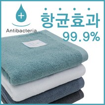 송월타월 클린항균 무지 수건 150g 30수 면사, 터키스, 4개