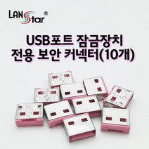 랜스타 LS-USBLOCK-P USB포트 잠금장치 전용 보안 커넥터, 1