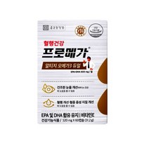종근당건강 알티지 오메가3 듀얼, 60정, 7개
