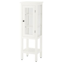 HEMNES 헴네스 키큰장+유리도어 - 화이트 42x38x131 cm