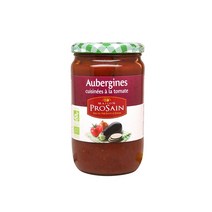 PROSAIN 프로사인 쿡드 익힌 에그 플랜트 가지 토마토 양념 소스 병 통조림 Eggplant cooked tomato 650g, 1세트