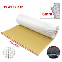 10040cm 자동차 트럭 실내 외부 방화벽 열 방음 절연 패드 방음 열 매트 패드 aislante termico 6mm, 6mmx100cmx40cm, 협력사