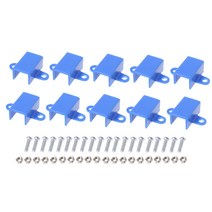 10pcs 장착 브래킷 N20 마이크로 기어 모터베이스 고정 시트 프레임 홀더 12mm, 없음