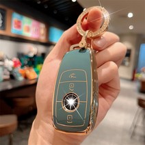 TPU 자동차 원격 키 케이스 커버 메르세데스 벤츠 A C E S G 클래스 GLC CLE CLA W177 W205 W213 X167 AMG, 한개옵션1, 09 A3 three bond grey