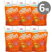야미얼스 츄이 프루트 츄 레몬 오렌지 스트로베리 체리 142g, 6개