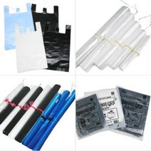 손잡이봉투 비닐봉지 마트용 검정 백색 청색투명 쓰레기분리수거용 대봉 재활용봉투 봉다리, 대봉재활용봉투63호(검정)