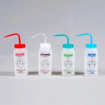 산업용 안지워지는 특수인쇄 라벨 광구 세척병 PP 기자재 물 정제수, 에탄올