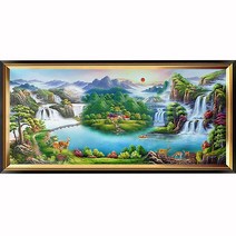 히여 보석 십자수 3D DIY 패키지 D210428, 18. 풍경호수 BH-183