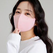 제이퓨어 콜로레 여름용 숨쉬기편한 새부리형 KC 숨쉬기편한 비말차단 9종컬러 마스크 모음 정식판매점, 핑크, 40매