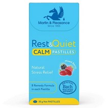 NZ직구 Martin & Pleasance Rest & Quiet Calm Mixed Berry 비타민C Pastilles 1.76ounce 1Pack, 수량, 상세참조