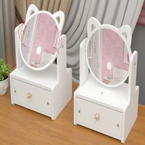 미니 서랍형 좌식 거울 화장대 만들기 DIY 공예 색칠 셀프 인테리어, 2.고양이 2단