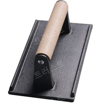 햄버거 기계 고기 패티 주철 누름틀 프레스 버거틀, 직사각형 플레이트 1개