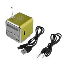 노래 뮤직 음악 MP3 플레이어 휴대용 자동차 스타일링 알루미늄 합금 마이크로 usb 미니 스테레오 슈퍼 베이스 스피커 ubwoofer musica mp34 fm 라디오 수신기, 1-검은색