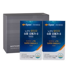 마더네스트 [마더네스트] EPAX 노르딕 알티지 슈퍼 오메가3 180캡슐 2입 선물세트, 선택완료, 단품없음