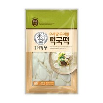 CJ 떡사리 즐거운동행 미정당 우리땅우리쌀떡국떡 떡 간편식 1kg 1세트, 6세트