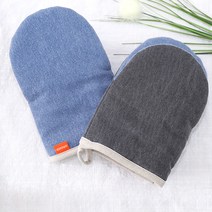 유노야 빈티지 워싱 주방 오븐장갑, 피그블랙, 1개